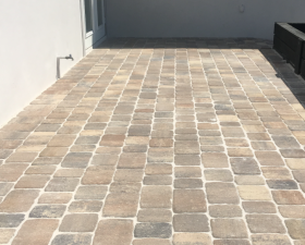 Landscape Paver Installation in Miami 2